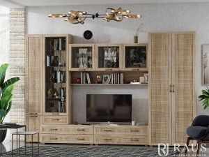 Модульная гостиная Инесса Классика (Raus) Дуб сонома